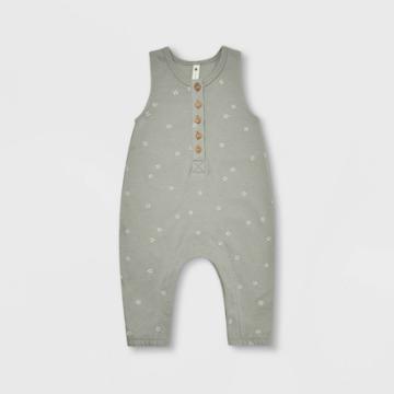 Q By Quincy Mae Baby Brushed Jersey Jumpsuit - Slate Stars