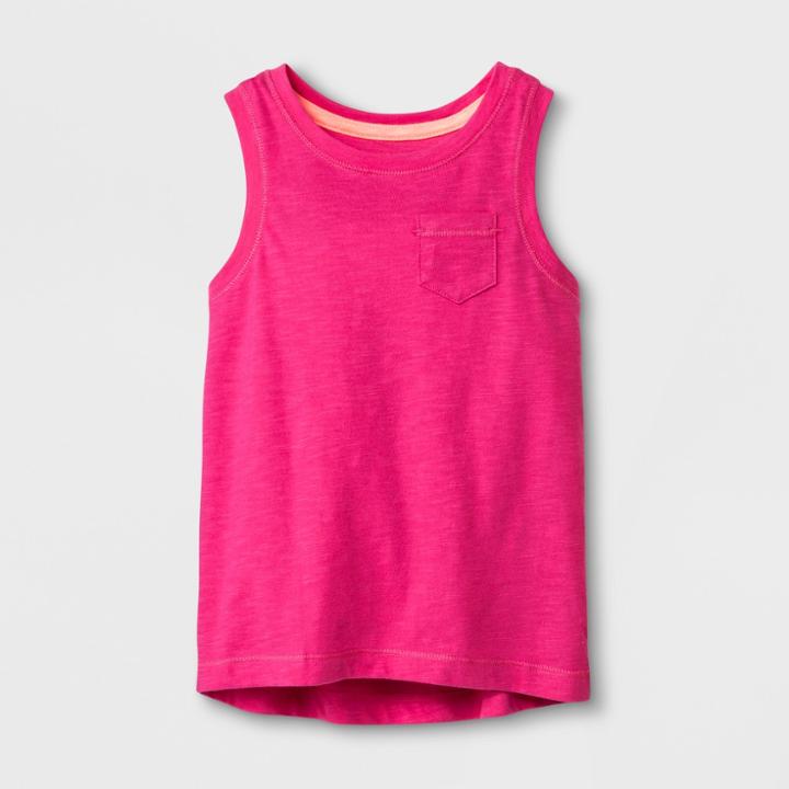 Toddler Girls' Tank Top - Cat & Jack Magenta Pink