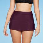 Women's Tummy Control Swim Skirt - Kona Sol Burgundy