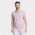 Men's Regular Fit Short Sleeve Polo Shirt - Goodfellow & Co Purple