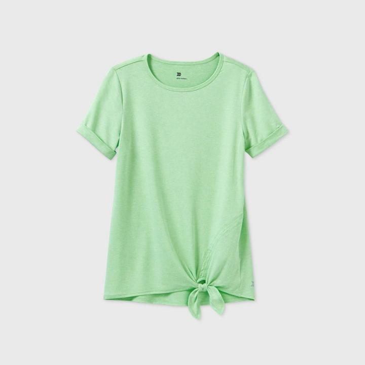 Girls' Short Sleeve Studio T-shirt - All In Motion Mint Green Xs, Green Green