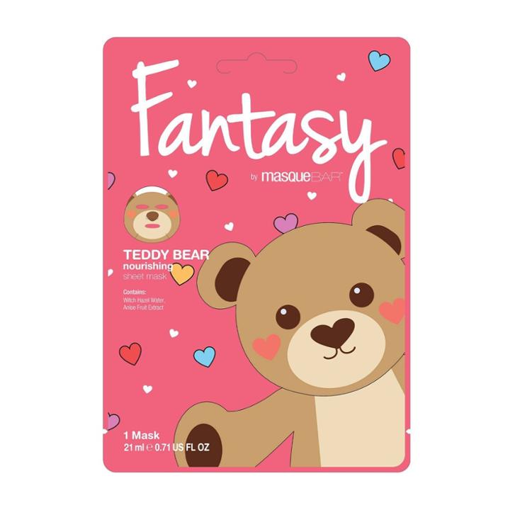 Masque Bar Look Beauty Fantasy Teddy Bear Printed Sheet Mask