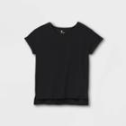 Girls' V-neck T-shirt - All In Motion Black