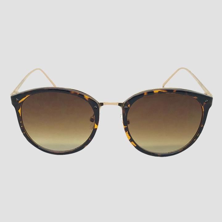 Women's Round Sunglasses - A New Day Brown