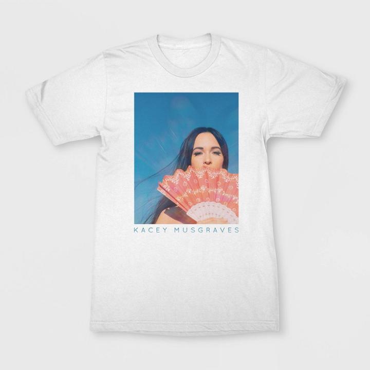 Merch Traffic Women's Kacey Musgraves Short Sleeve Graphic T-shirt - White