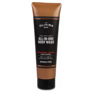 Olivina Men Bourbon Cedar All-in-one Body Wash