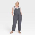 Women's Plus Size Sleeveless Jumpsuit - Knox Rose Gray