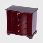 Mele Designs Waverly Women's Wooden Jewelry Box-cherry, Red