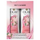Olay Fresh Outlast Cooling White Strawberry & Mint Twin Body Wash