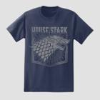 Men's Game Of Thrones Raglan Westeros Short Sleeve Graphic T-shirt Blue
