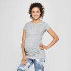 Maternity Active Short Sleeve T-shirt - Isabel Maternity By Ingrid & Isabel Gray Spacedye M, Infant Girl's