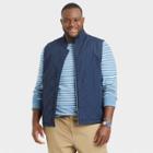 Men's Big & Tall In The Navy Lightweight Quilted Vest - Goodfellow & Co Navy Blue