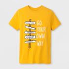 Boys' Short Sleeve Go Your Own Way Graphic T-shirt - Cat & Jack Yellow