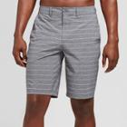 Men's 10.5 Current Stripe Hybrid Shorts 10.5 - Goodfellow & Co Black