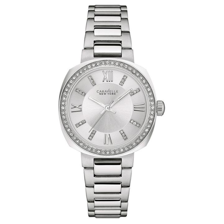Women's Caravelle New York Crystal Stainless Steel Watch 43l195 -