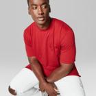 Men's Big & Tall Short Sleeve Long Line T-shirt - Original Use Majesty Red