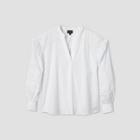 Women's Balloon Long Sleeve Blouse -who What Wear White