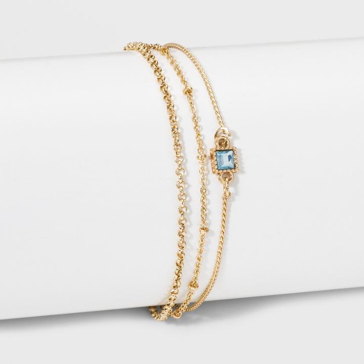 Square Stone Bracelet - A New Day Gold