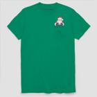 Fifth Sun Men's Ugly Holiday Pocket Coal Short Sleeve T-shirt - Kelly Green