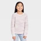 Girls' Pullover Sweater - Cat & Jack Pink