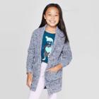 Girls' Cardigans - Cat & Jack Xs (4-5) Blue, Girl's