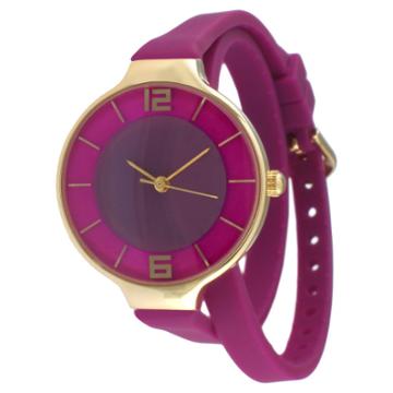 Tko Orlogi Women's Tko Rubber Double Wrap Watch - Purple