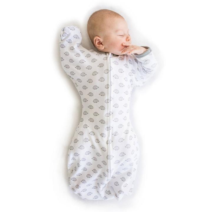 Swaddledesigns Transitional Swaddle Sack Wearable Blanket - White -