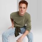 Men's Standard Fit Fleece Sweatshirt - Original Use Green