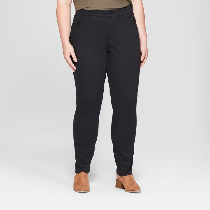 Target Women's Plus Size Mid-rise Curvy Skinny Jeans - Universal Thread Black
