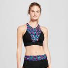 Tyr Women's Active High Neck Bikini Top - Black