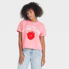 Women's The Rolling Stones Lips Short Sleeve Graphic T- Shirt - Pink