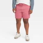 Men's Big & Tall 8.5 Regular Fit Pull-on Shorts - Goodfellow & Co Light Pink