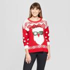 33 Degrees Women's Sunglasses Santa Ugly Christmas Sweater - 33degrees - Red