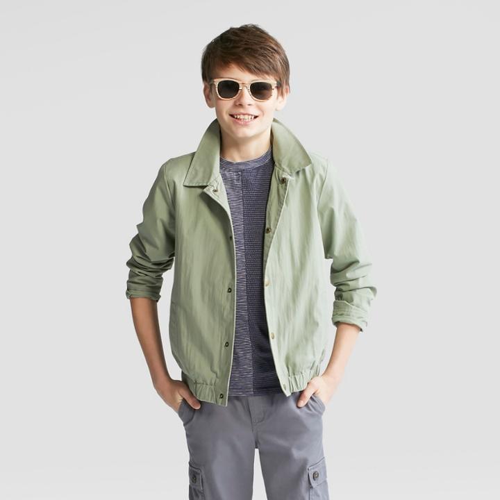 Boys' Long Sleeve Anorak Jacket - Cat & Jack Green