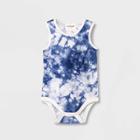 Baby Tie-dye Tank Bodysuit - Cat & Jack Blue