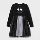 Girls' Disney The Nightmare Before Christmas Jack Skellington Tutu Dress - Black/white