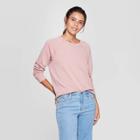 Women's Crewneck Sweatshirt - Universal Thread Pink
