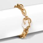 Natural Opal Semi-precious Charm Charm Toggle Chain Bracelet - Universal Thread Ivory