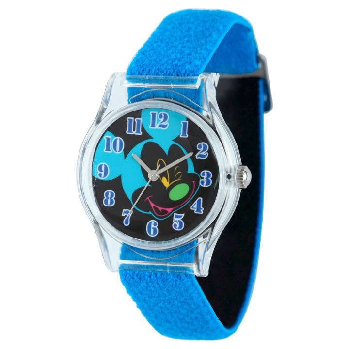 Boys' Disney Mickey Mouse Plastic Watch - Blue