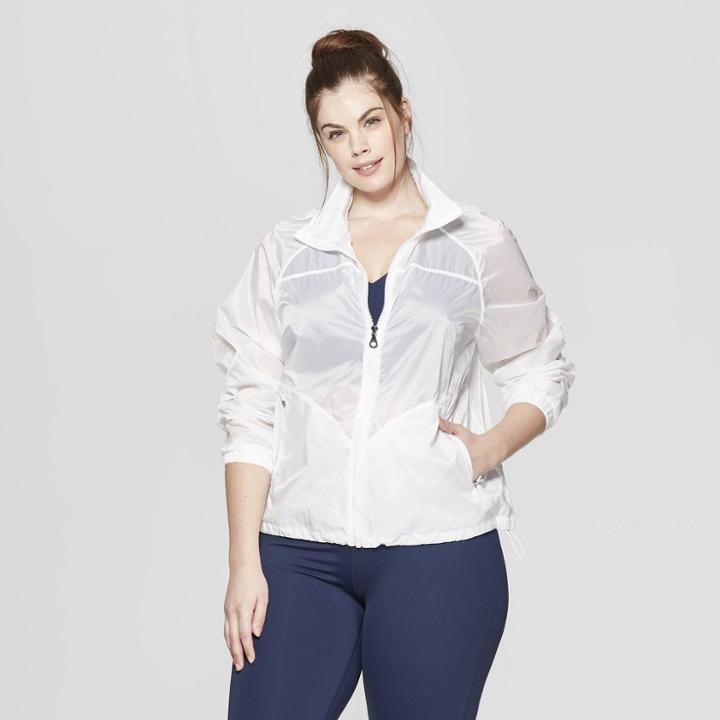 Target Women's Plus Size Lightweight Jacket - Joylab White