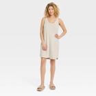 Women's Terry Tank Dress - A New Day Tan