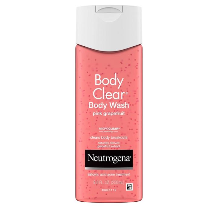 Neutrogena Body Clear Pink Grapefruit Acne Body Wash - 8.5 Fl Oz, Women's