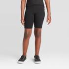Girls' Mid-length Bike Shorts - Cat & Jack Black