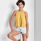 Women's Thermal Swing Tank Top - Wild Fable Yellow