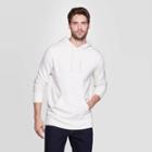 Men's Tall Standard Fit Fleece Pull Over Hoodie - Goodfellow & Co White