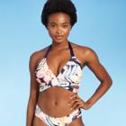 Women's Faux Wrap Timeless Garden Halter Bikini Top - Kona Sol