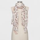 Collection Xiix Women's Floral Print Oblong Scarf - Neutral