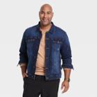 Men's Big & Tall Denim Trucker Jacket - Goodfellow & Co Blue