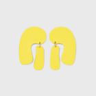 Arc And Paddle Post Drop Earrings - Universal Thread Yellow