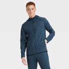 Men's Lightweight Knit Full Zip Sweatshirt - All In Motion Navy